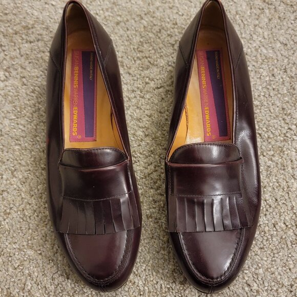 Vintage Susan Bennis Warren Edwards Italian Loafers Size 9